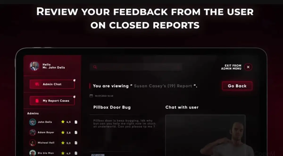 Aperçu de la ressource Venice Report v2 FiveM
