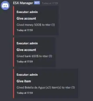 ESX Herramienta de Administración / Gestor de Jugadores (+ Discord Integración) FiveM vista previa del recurso 2