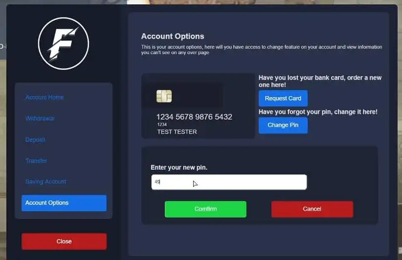 FzD Banking FiveM resource preview 3