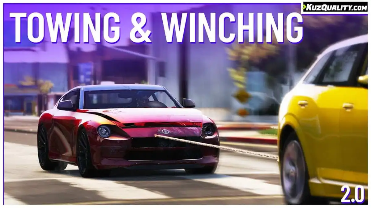 Aperçu de la ressource FiveM de Kuz Towing & Winching