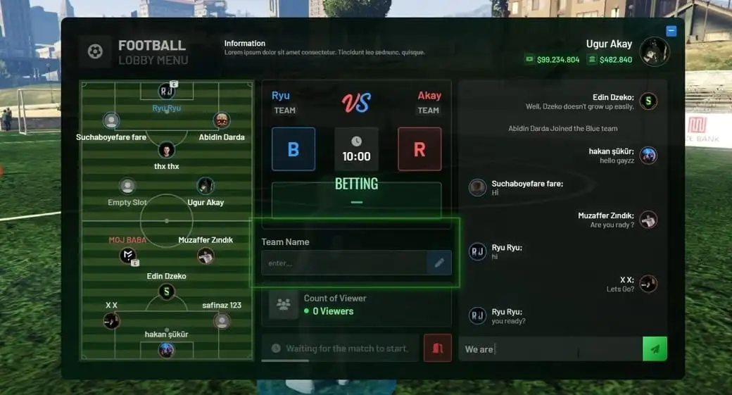 ak4y Football / Soccer Script FiveM resource preview 2