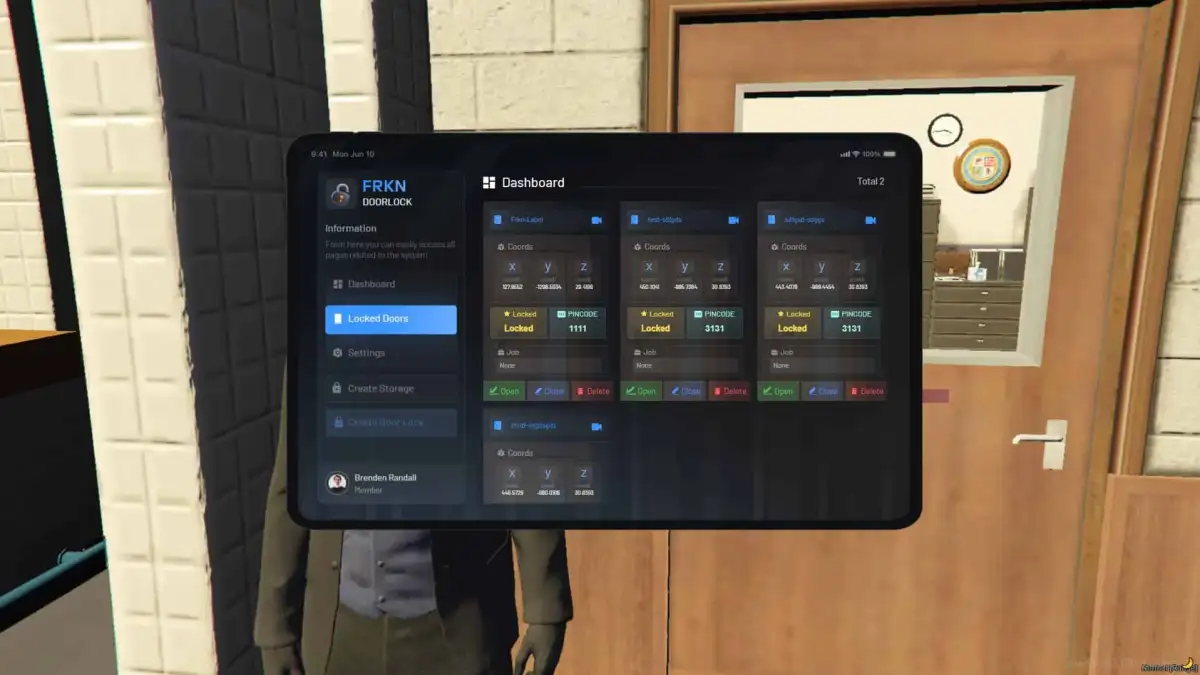 frkn Doorlock v2 FiveM resource preview 3