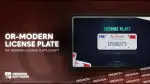 Placa de licença