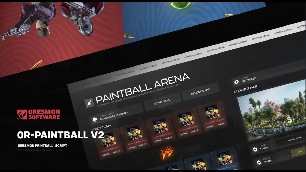 0R-PAINTBALL V2 FiveM resource preview