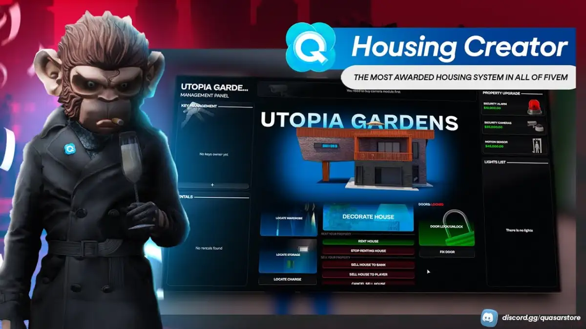 Quasar Housing FiveM vista previa del recurso