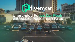 TTModz Unbranded Police Car Pack FiveM resource preview