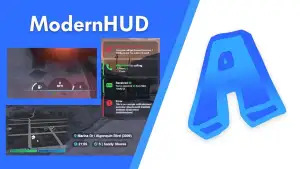 Modern HUD FiveM resource preview