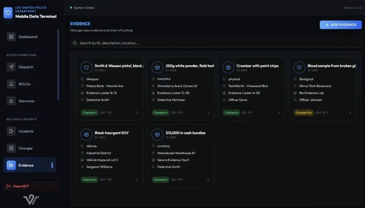 Wasabi MDT & Dispatch FiveM resource preview 4