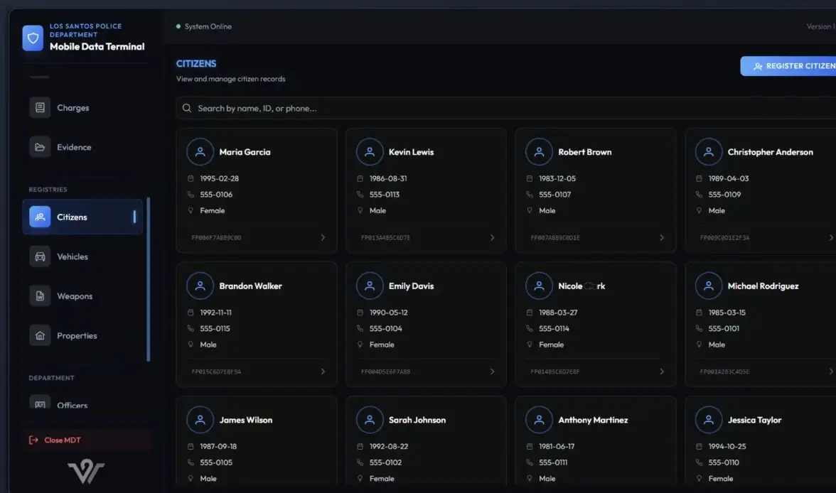 Wasabi MDT & Dispatch FiveM resource preview 8