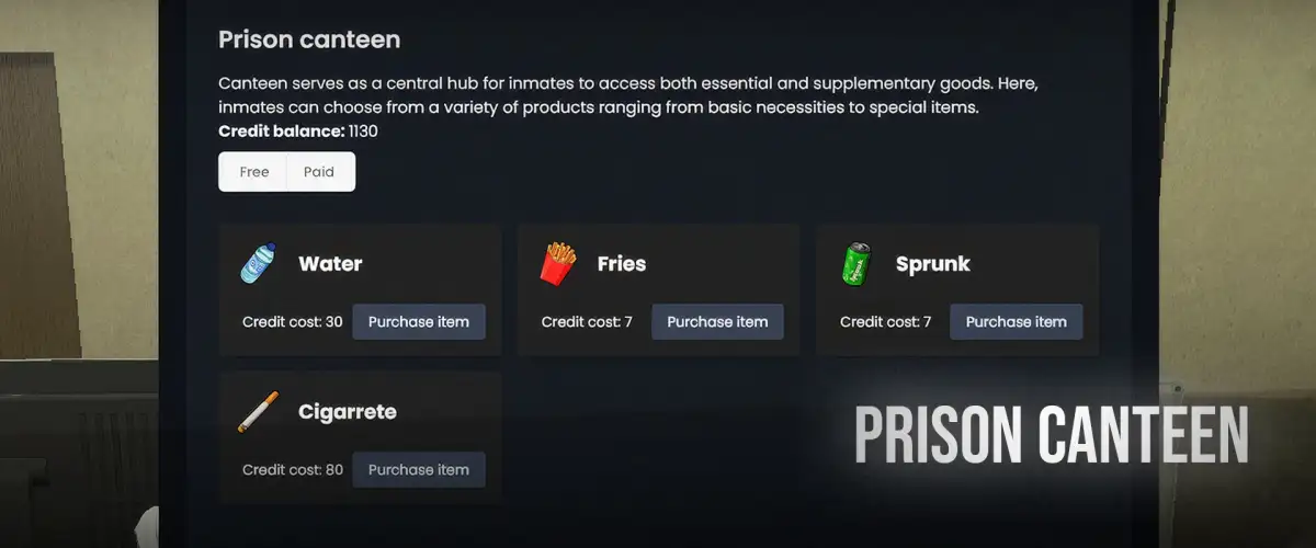 Prison all-in-one system FiveM Ressourcen Vorschau 2