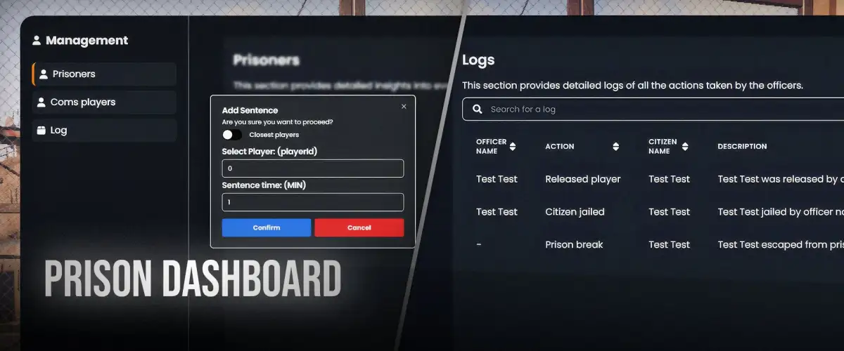 Prison all-in-one system FiveM Ressourcen Vorschau 6