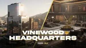 Vinewood Police HQ – Modular FiveM resource preview
