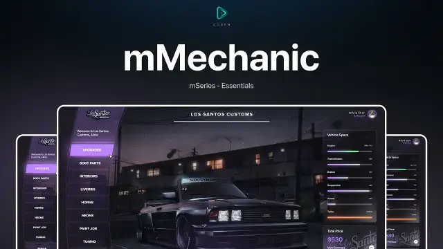 ESX Mechanic FiveM script preview