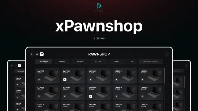 CodeM xPawnshop — Advanced Pawn Shop Script FiveM resource preview
