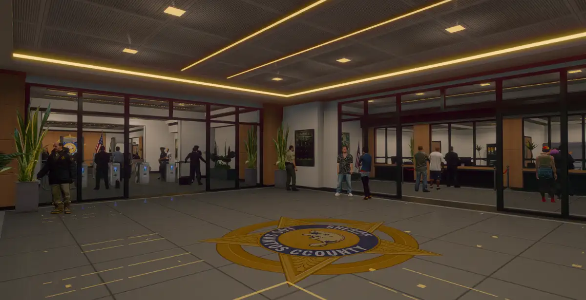 Vinewood Police HQ - Modulaire FiveM aperçu des ressources 4