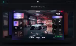 CodeM mVehicleShop — Advanced Vehicle Dealership FiveM resource preview