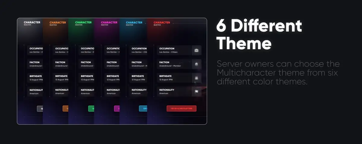CodeM mMultichar — Sistema Avançado de Multi-Character FiveM visualização do recurso 7
