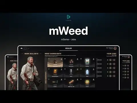 CodeM mWeed — Weed Growing & Drug Production System FiveM resource preview 2