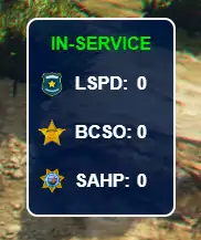 Active Duty Officer — Active Officer Display & Access Control FiveM resource preview 2