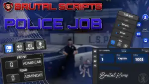 ESX Polizei-Job FiveM Ressourcen-Vorschau