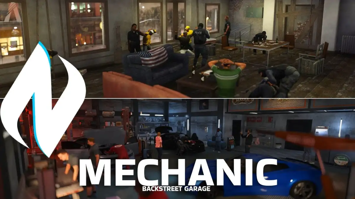 NTeam Backstreet Garage MLO FiveM Ressourcen Vorschau