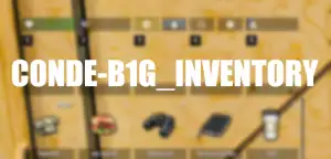 Conde B1g ESX Inventaire FiveM aperçu de la ressource