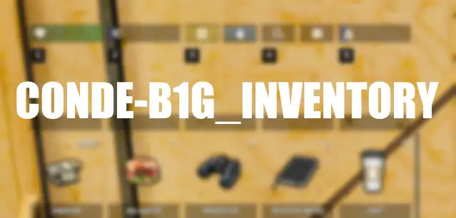 Conde B1g ESX Inventario FiveM vista previa del recurso