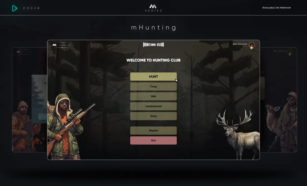 CodeM mHunting — Hunting & Wildlife System FiveM resource preview 11