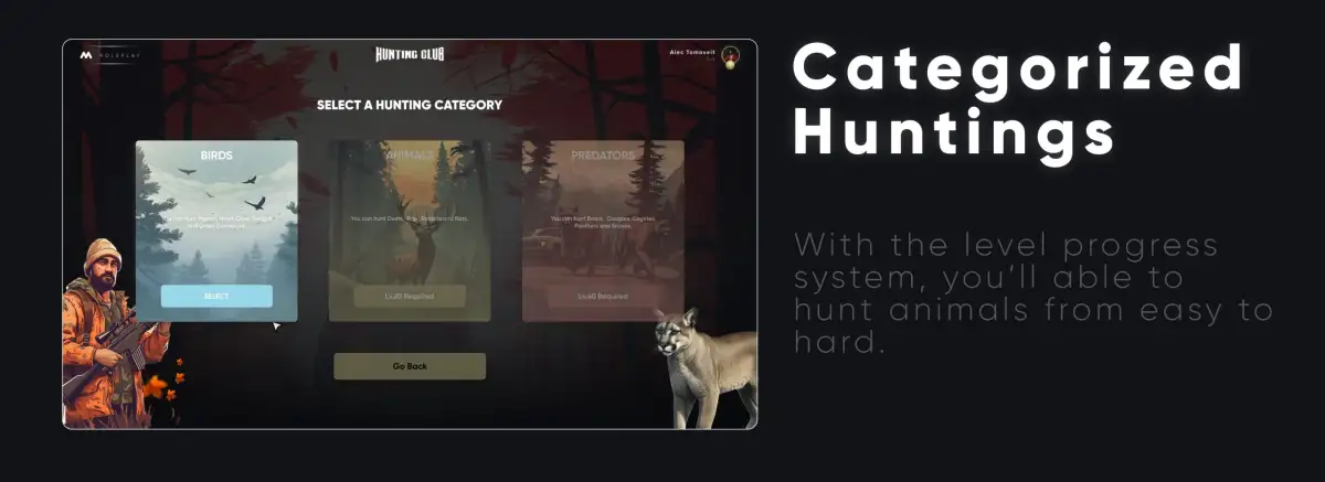 CodeM mHunting — Hunting & Wildlife System FiveM resource preview 14