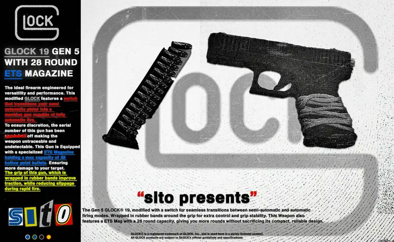 Glock (improved, Switch and Beam) FiveM resource preview 3