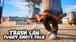 Trash Can Hide Emotes video preview showing the emote pack