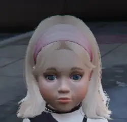 Primer modelo de personaje de bebé incluido con el guion de bebé FiveM