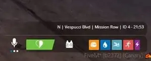 M-HUD FiveM prévia do recurso 2