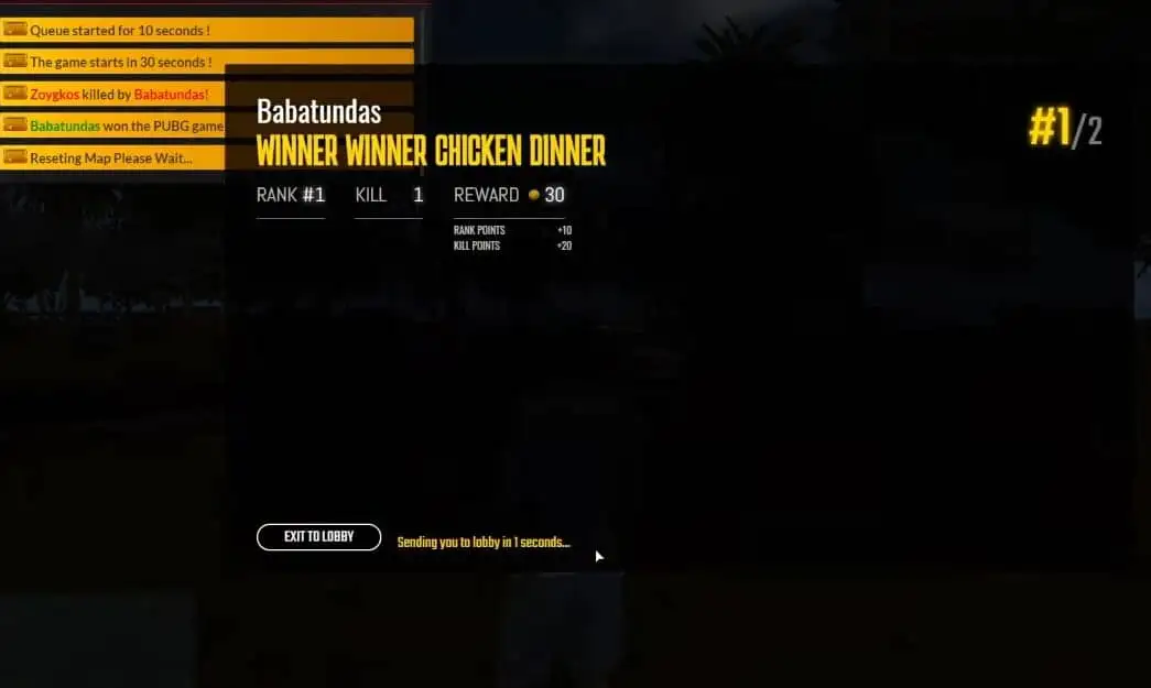 Pubg Game System (VIP) FiveM Ressourcen Vorschau 3