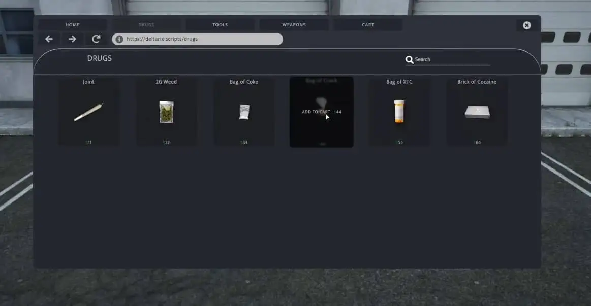 Dark Web (QB/ESX) FiveM Ressourcen Vorschau 2