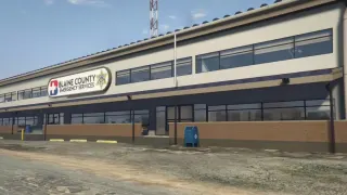 Sandy Shores EMS + Police Station FiveM resource preview