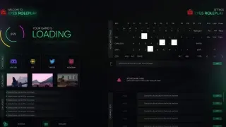 Eyes Loading Screen FiveM resource preview