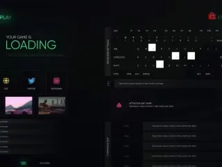 Eyes Loading Screen FiveM resource preview