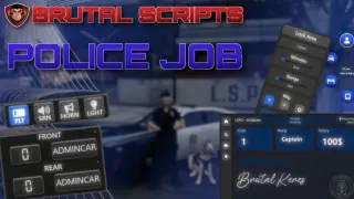 Brutal Police Job FiveM resource preview