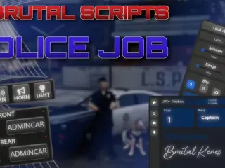 Brutal Police Job FiveM resource preview