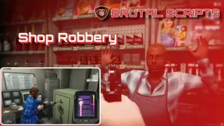 Shop Robbery [ESX & QB] Brutal Scripts FiveM resource preview