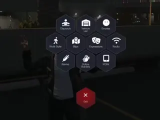radial menu