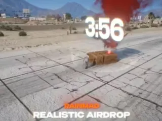 Realistic Airdrop FiveM script preview