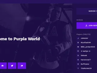 Purple World Launcher | RPCrate FiveM resource preview