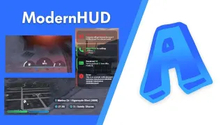 Modern HUD FiveM resource preview
