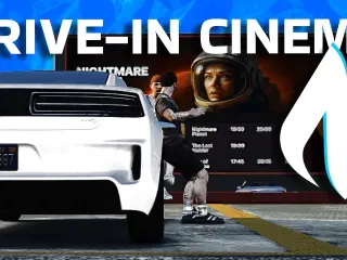 Drive-In Cinema FiveM resource preview