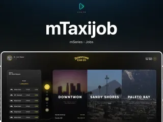 CodeM mTaxiJob — Advanced Taxi Script FiveM preview