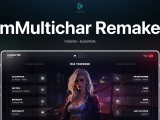 Cyber Multichar FiveM resource preview