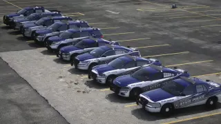 Police cars