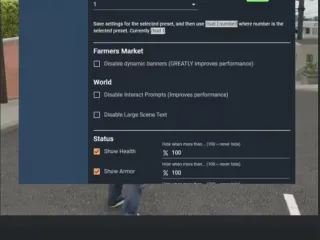 ESX APIX HUD FiveM resource preview